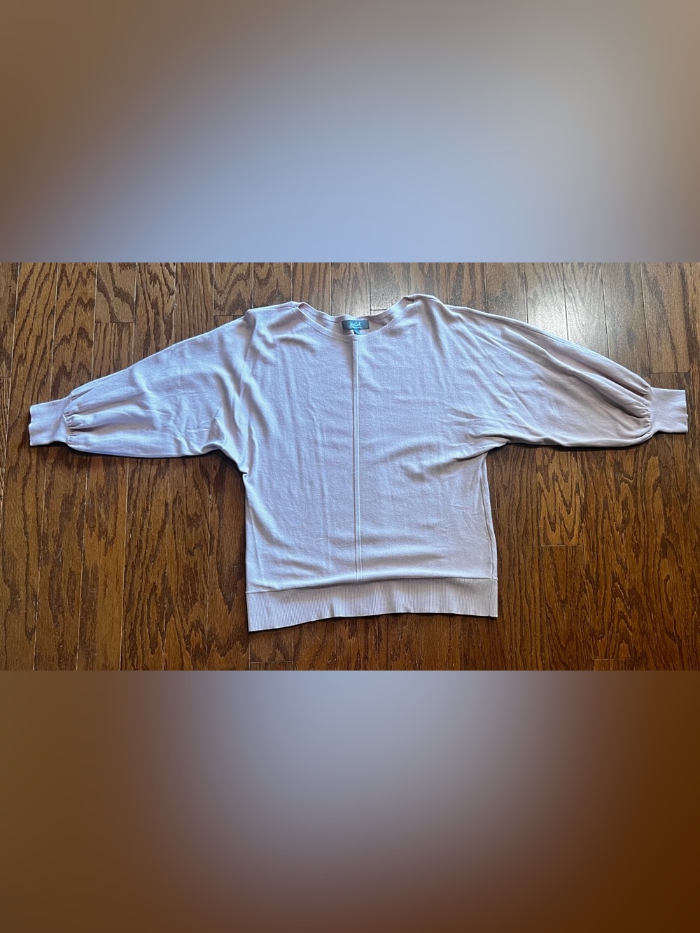 Soft Pink Dolman Sleeve/ Batwing Sleeve Size Small Knit Top
